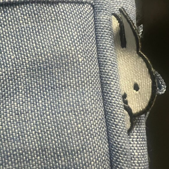 Miffy Vertical Shoulder Bag Face Light Blue Siffler Limited Dick Bruna EUC - Picture 4 of 8